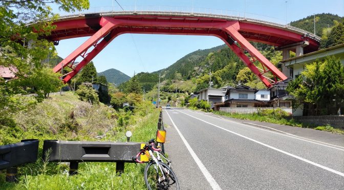 大芦-湯郷-奈義-菩提寺の大イチョウ-馬桑ループ橋 151.38km